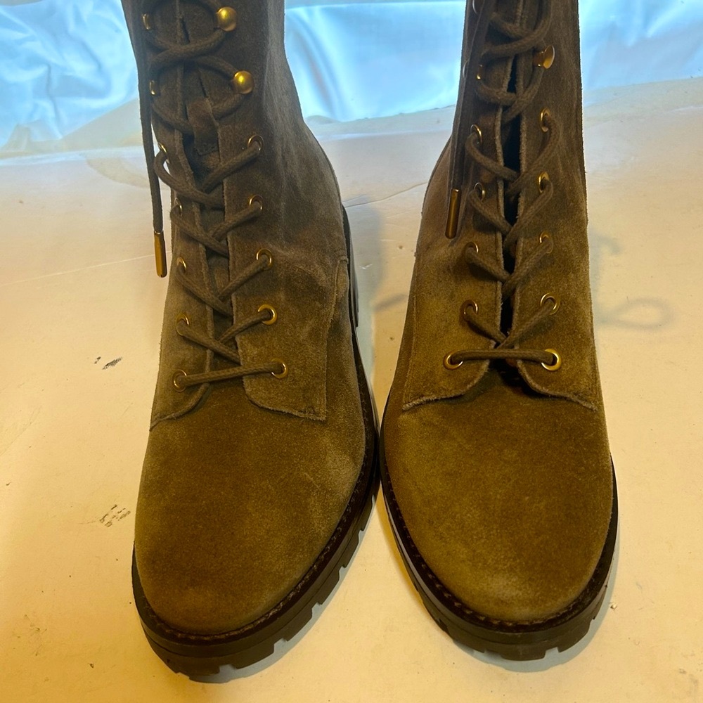 Tory Burch Women’s Suede Army Boots Size 9.5
